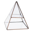 Portagioie in vetro Piramide di metallo